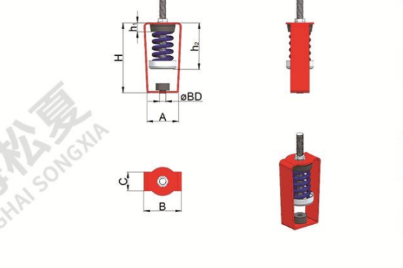 ZTY-A-05型吊式彈簧減震器