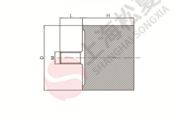 JNBE1413BE10型橡膠減振器